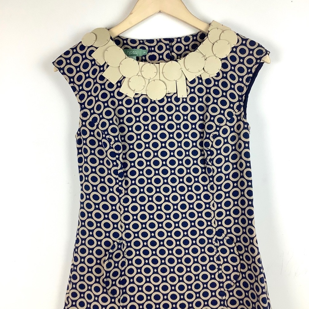 Hoss Intropia - Circle Print A Line Dress - image 2